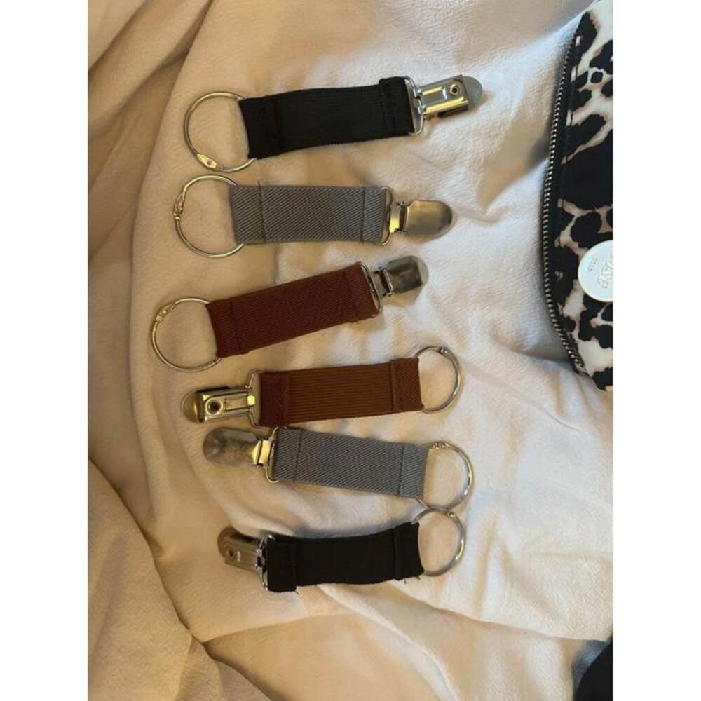 Stylish Keychain Holder Set - 6 Pack